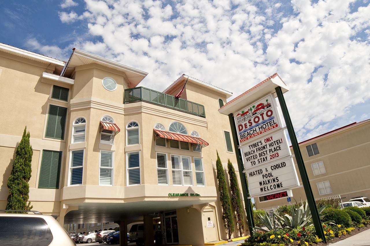 Desoto Beach Hotel Tybee Island Bagian luar foto